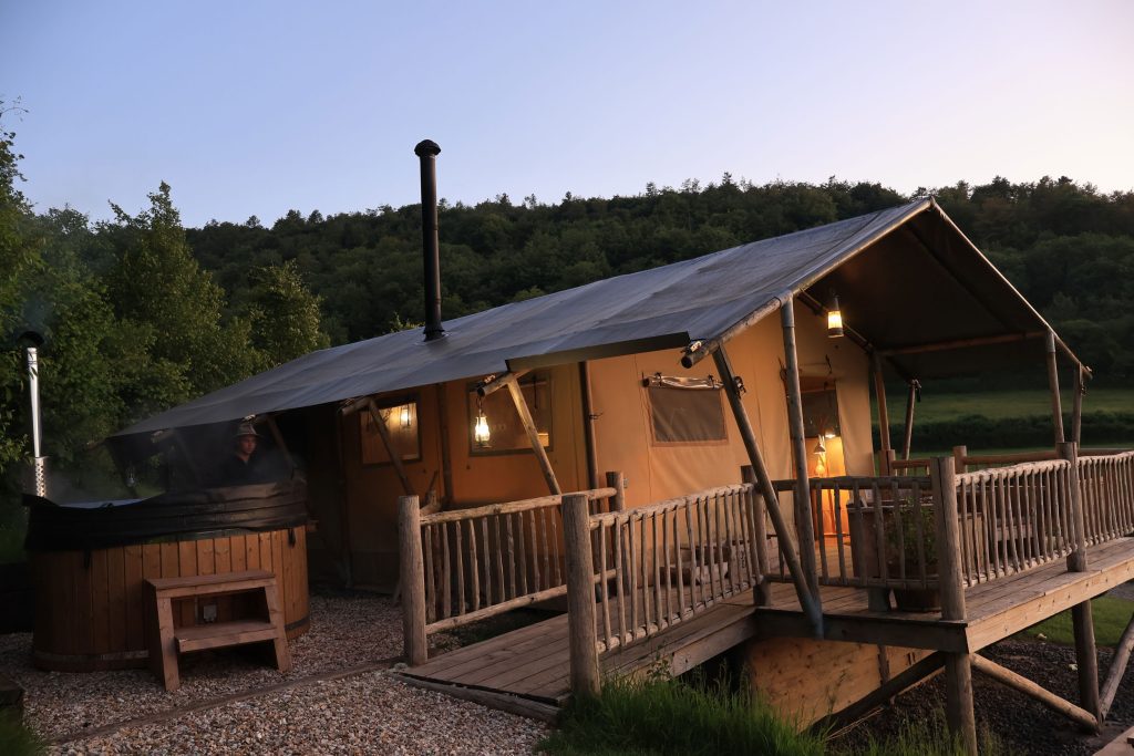 Hazel Meade Glamping Lodge at Loose Reins in North Dorset