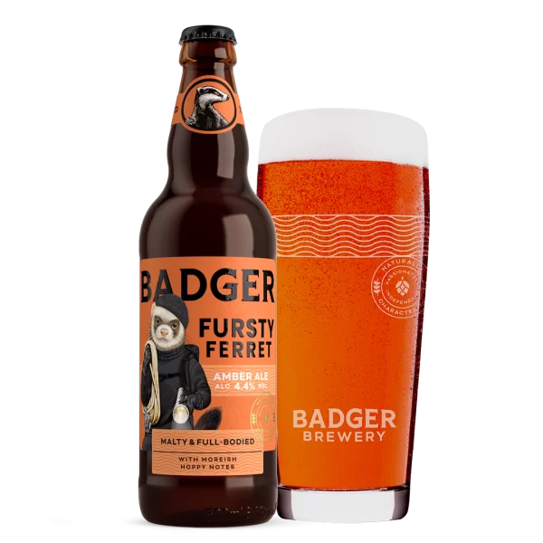 Badger Fursty Ferret Beer Bottle