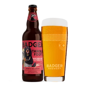 Badger Tangle Foot Beer Bottle